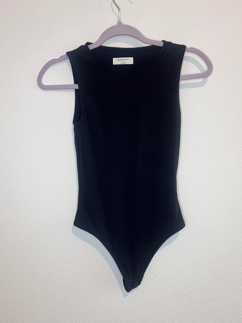 Babaton by Aritzia Sleeveless Bodysuit – Black – XS